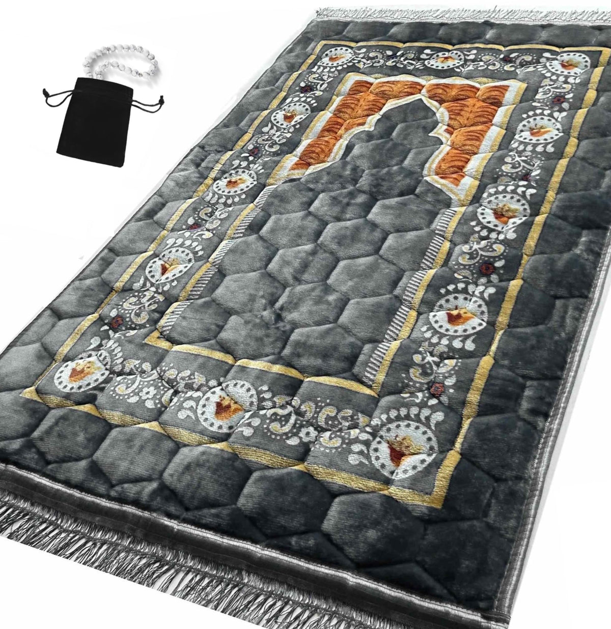 Islamika prayer rug with soft surface for comfortable sujood