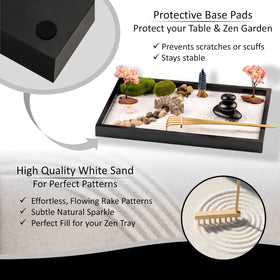 Island Falls Home Zen Garden Kit cherry blossom trees brighten any workspace