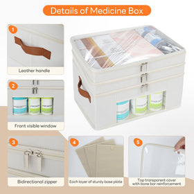 ISusaid Clear cover lid lets you identify contents at a glance.