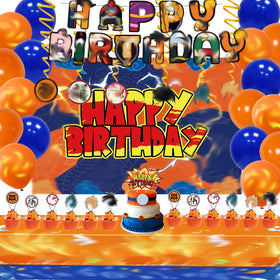 ISWAYSTORE Cartoon Theme Backdrop enhances party vibes and photo moments.