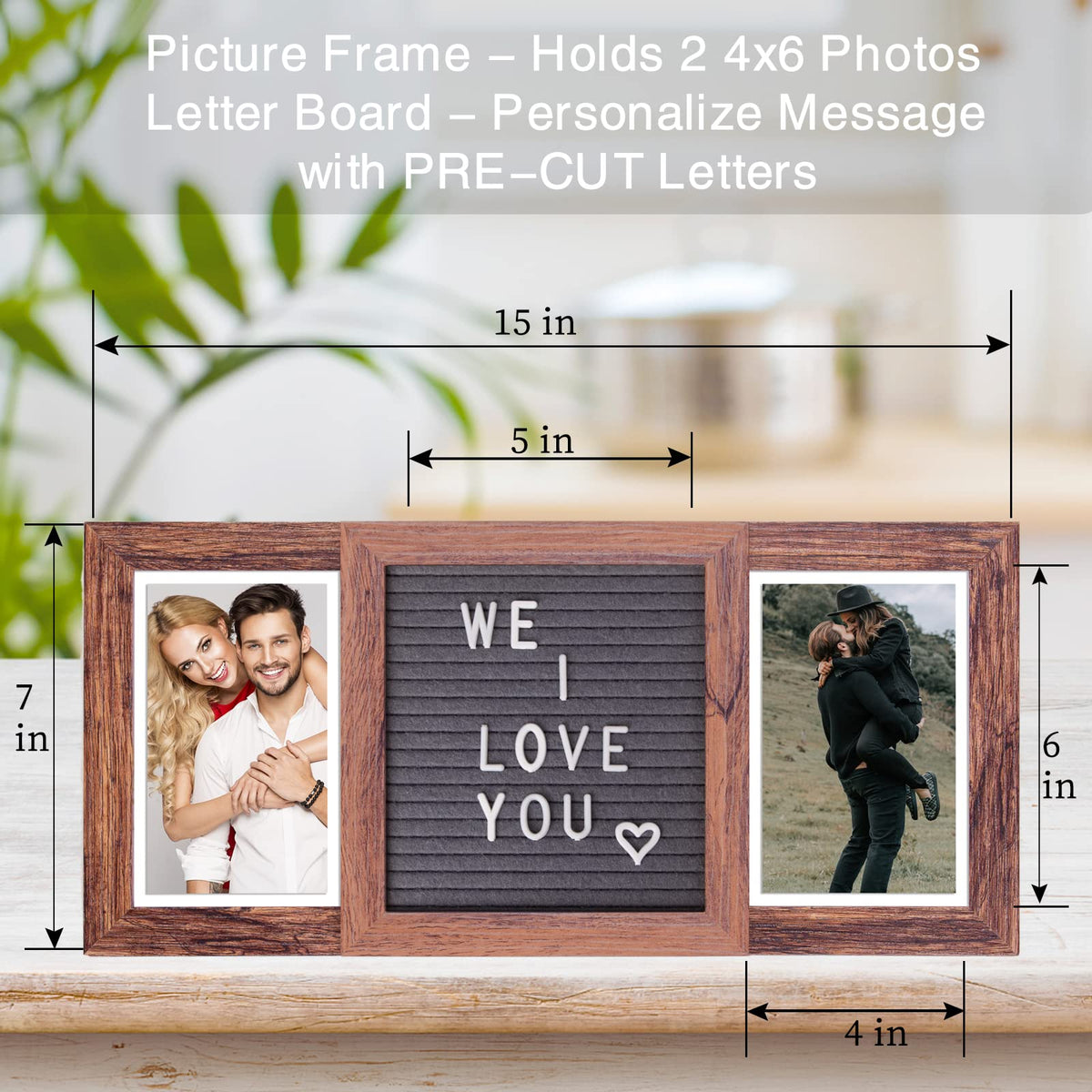 Ithmahco letter board close-up highlights easy customization for heartfelt messages.