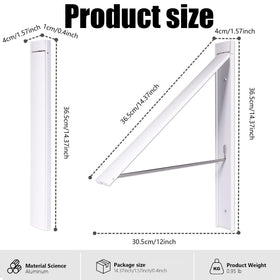 Ithywat aluminum frame with stainless steel rods supports up to 65 pounds