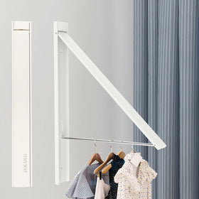 Ithywat folding hanger in compact storage position keeps closet tidy