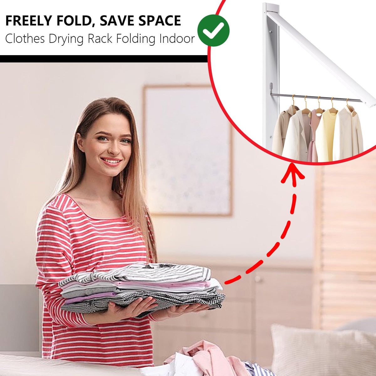 Ithywat open dimensions enable easy loading and air drying of garments