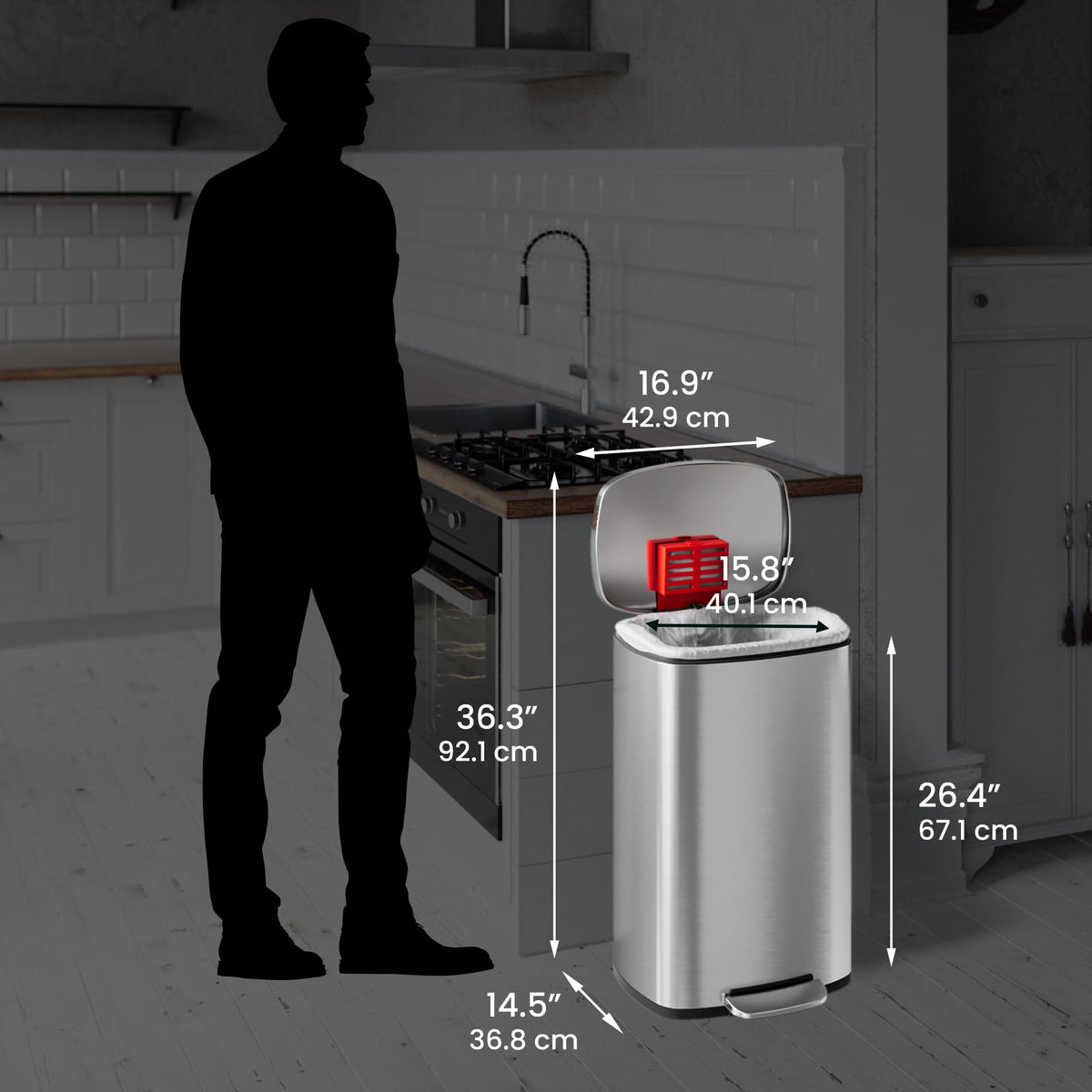 iTouchless fingerprint-proof finish resists smudges and fingerprints