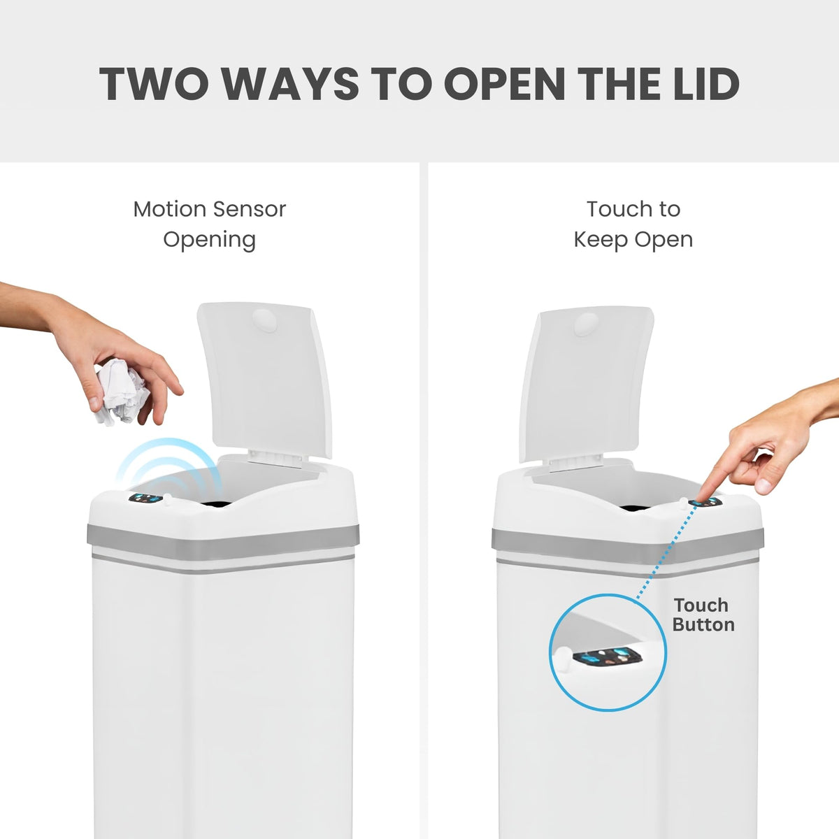 iTouchless AbsorbX odor-filter neutralizes smells at the source