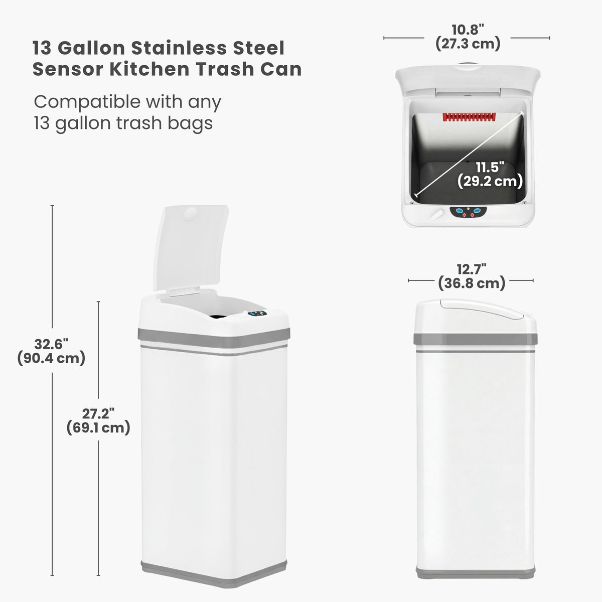 iTouchless pet-lock and soft-close minimize noise and pet-related mess