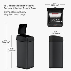 iTouchless Quiet operation enables peaceful kitchen use after trash disposal