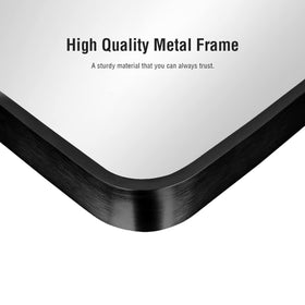 ITSRG aluminum frame floor mirror in black combines light weight and durability.