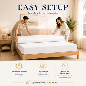 IULULU CertiPUR-US foam and 10-year warranty provide peace of mind.