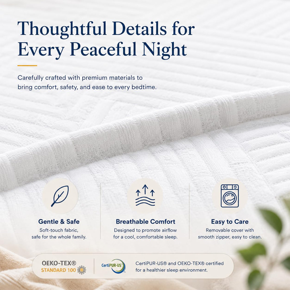 IULULU 6-Inch Twin Mattress supports versatile sleep in kids rooms.