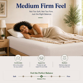 IULULU pressure-relieving memory foam reduces pushback for relaxed muscles