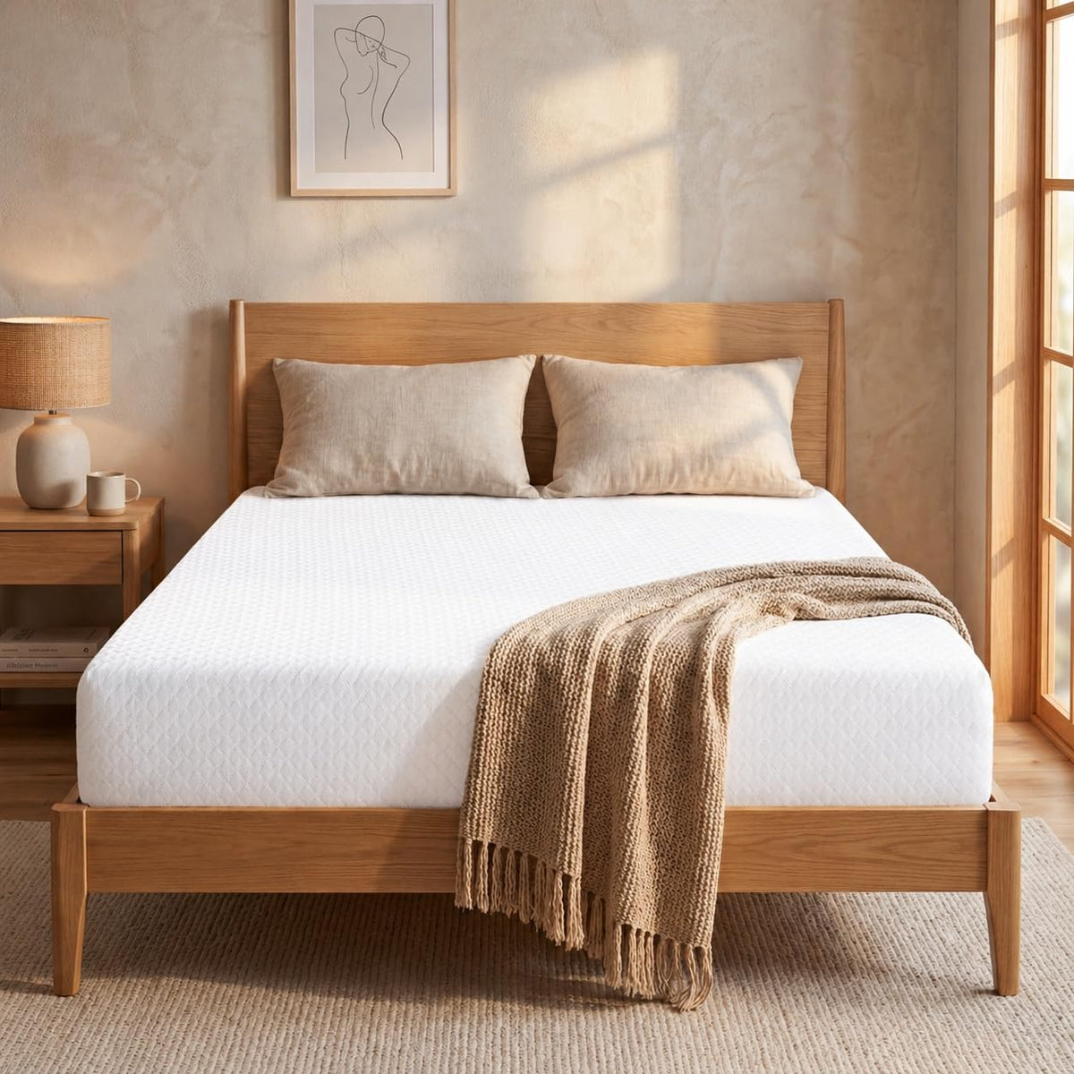 IULULU twin mattress in a box for easy setup and quick sleep-ready comfort