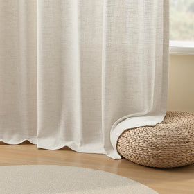 IVAPUPU privacy and light-filtering linen curtains soften sunlight