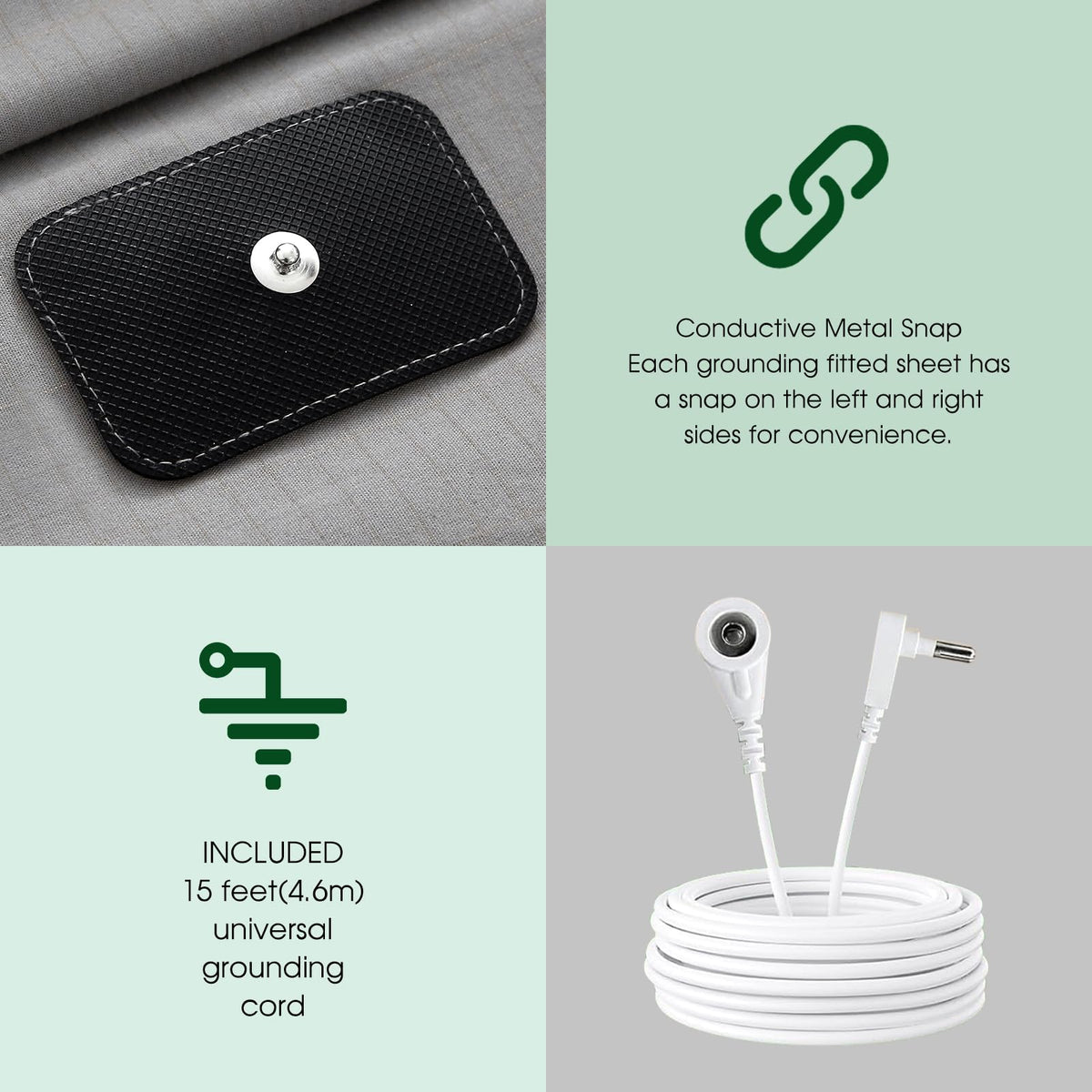 Ivellow grounding sheets in a washing cycle indicate easy care.