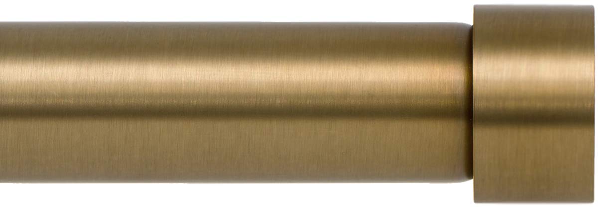 Ivilon drapery rod end-cap warm gold for a polished finish and style