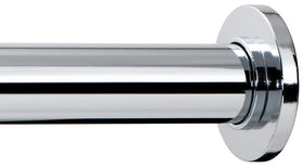 Ivilon chrome tension curtain rod for shower with rustproof finish