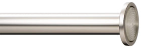 Ivilon 1-inch diameter rod offers strong curtain coverage and durability.