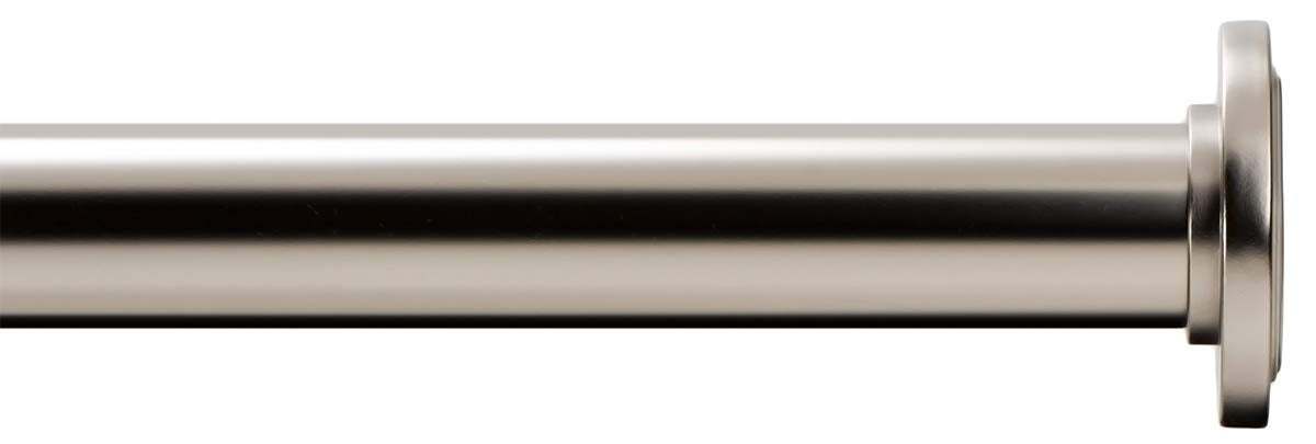 Ivilon solid metal finials provide sturdy, non-slip curtain support.