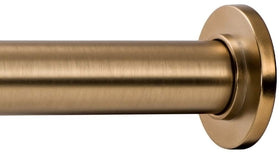 Ivilon tension rod warm gold for showers, easy install and stylish upgrade.