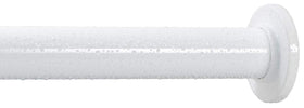 Ivilon Tension Rod with white gloss finish in a window/shower setup