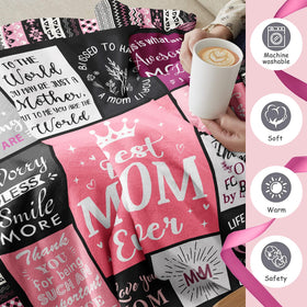 Ivivis Gifts for Mom 60x50 inch size ready for shared coziness
