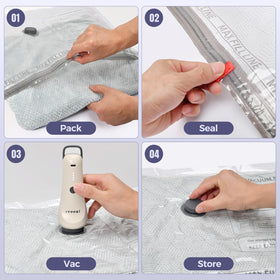 IVOODi durable PA+PE bags resist tears for 100+ compressions