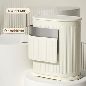 IVTUVTI kitchen trash can with lid helps maintain a fresh kitchen environment.