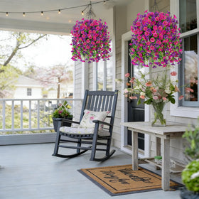 Ivydale 2-pack hanging flowers create fuller, layered arrangements.