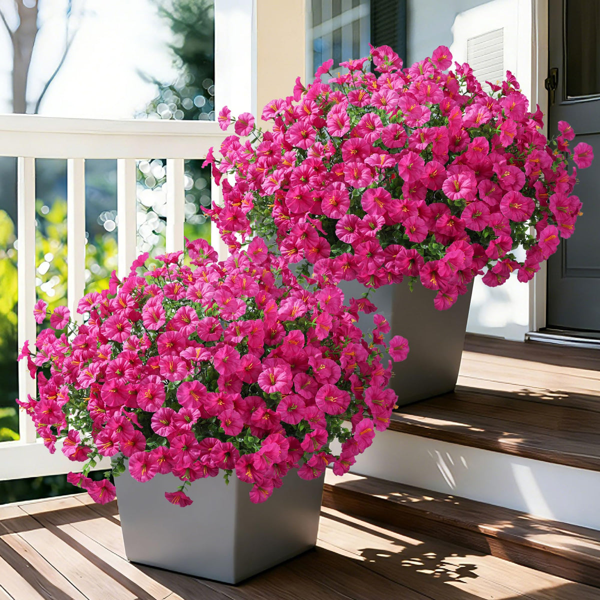 Ivydale 24 bundles artificial flowers for vibrant porch arrangements