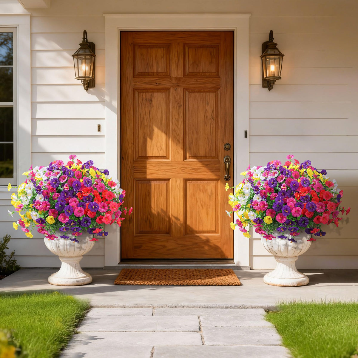 Ivydale planter decorations for porch and window boxes.