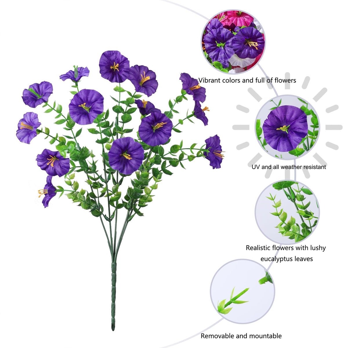 Ivydale wedding decor ideas using realistic artificial blooms.