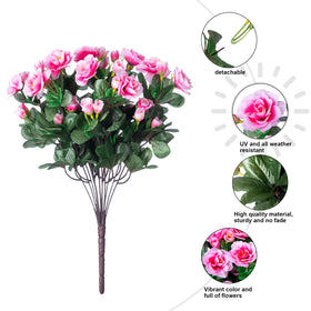 Ivydale artificial camellia plants for patios and balconies; low maintenance
