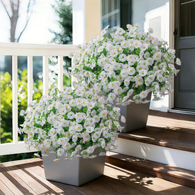 Ivydale artificial flowers in planters and window boxes
