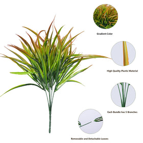Ivydale artificial grass in hanging planters for elevated decor