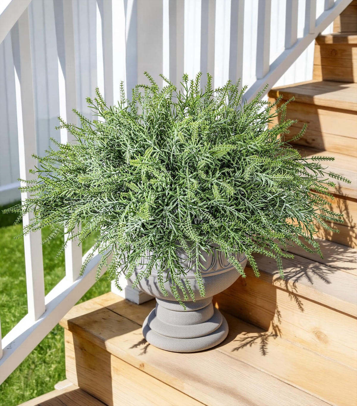 Ivydale artificial greenery enhancing porch decor with realistic leaves