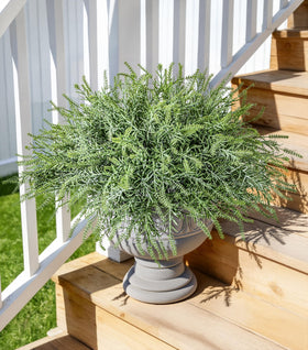 Ivydale artificial greenery enhancing porch decor with realistic leaves