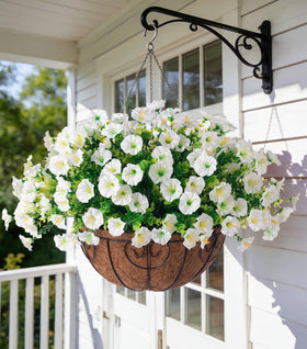 Ivydale artificial morning glory bundle adds year-round color to outdoor spaces.