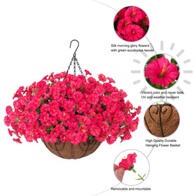 Ivydale decorative hanging flowers ideal for balcony or yard decor