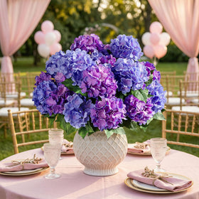 Ivydale hydrangea for porch or window box styling with color.