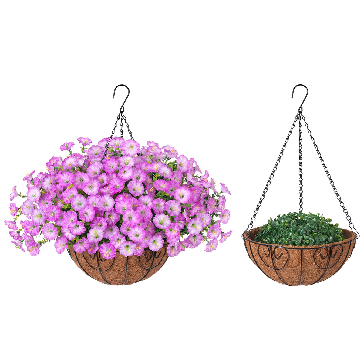 Ivydale artificial morning glory planter display ready to elevate exteriors