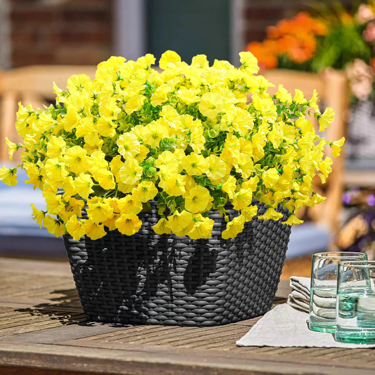 Ivydale artificial plants suited for all seasons brighten planters and window boxes.
