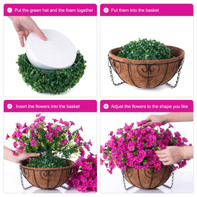 Ivydale basket with chain length 13.78 inches for easy hanging.