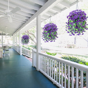 Ivydale close-up of blooms and leaves adds lifelike charm