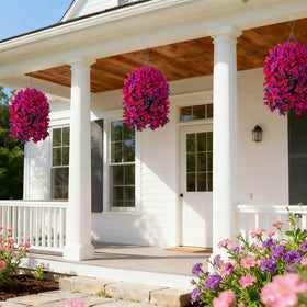 Ivydale Bougainvillea UV-resistant decor for patios and balconies.