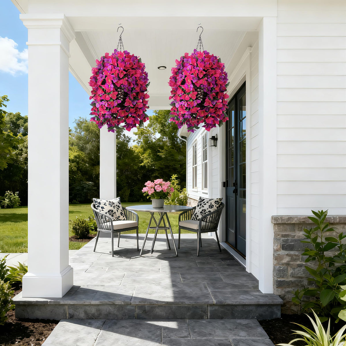 Ivydale Bougainvillea set offers quick, easy outdoor styling.