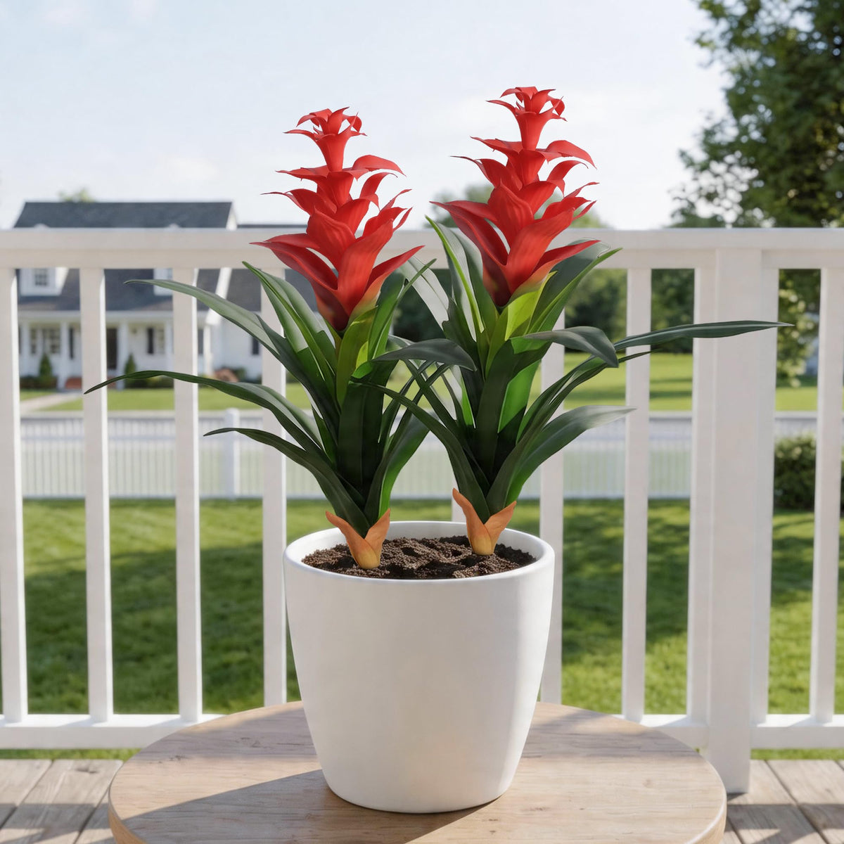 Ivydale bromeliad artificial flowers for event decor and venues