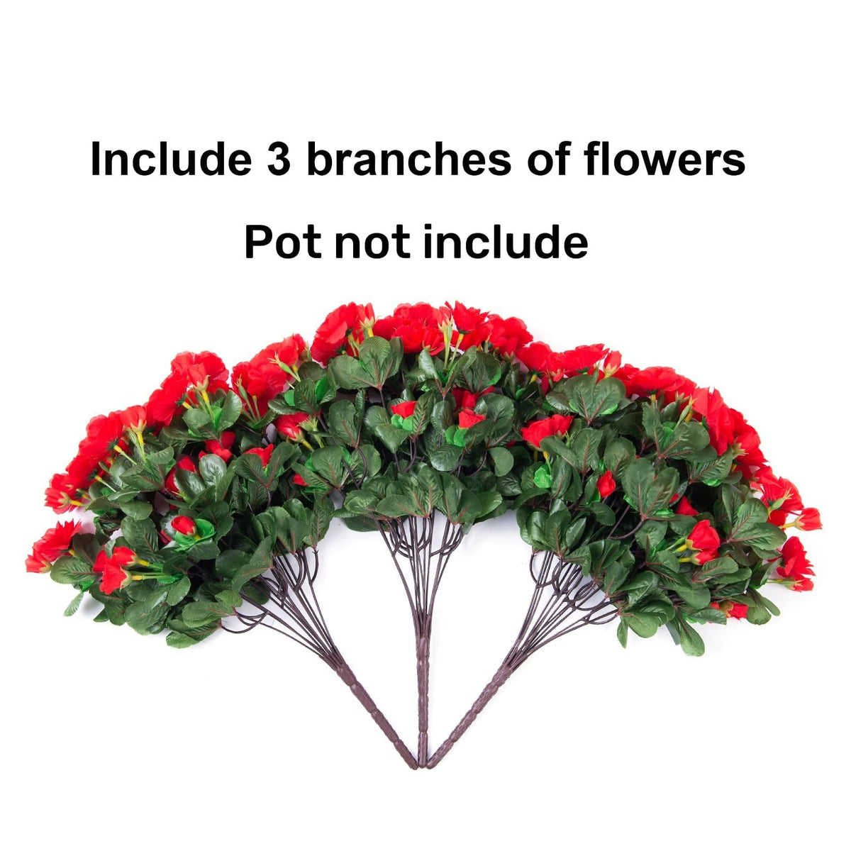 Ivydale faux camellia flowers offer instant elegance for planters and window boxes.