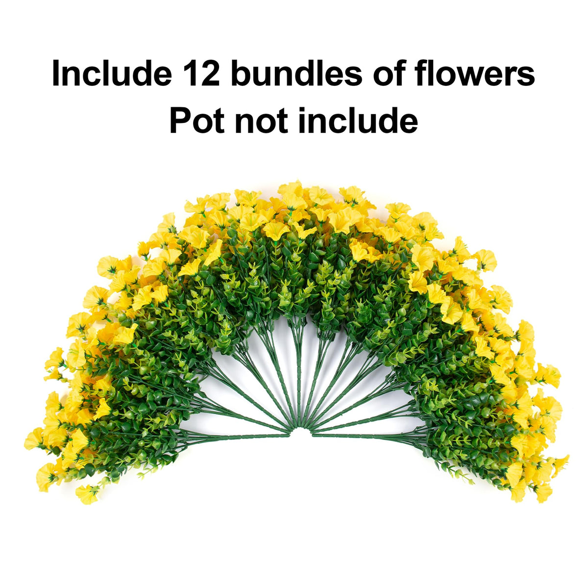 Ivydale fake flowers for outdoor planters create low-maintenance color without watering.