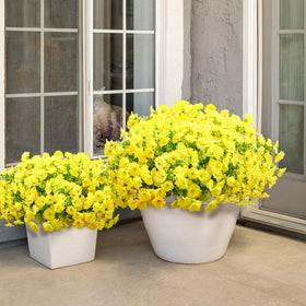 Ivydale UV-resistant faux flowers capture natural beauty for sunlit porches and yards.